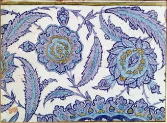 Isnik Irdenware-Fliese, ca. 1520-50